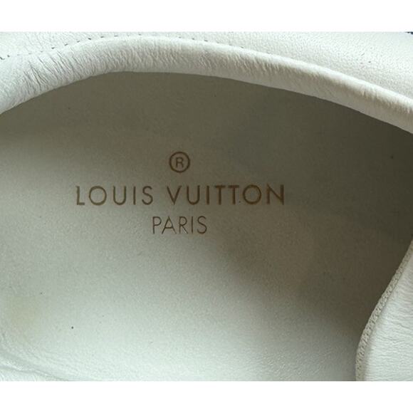 Size 9LV/10US - Louis Vuitton Luxembourg Monogram Denim Trainers? Retail $1K! main image 9